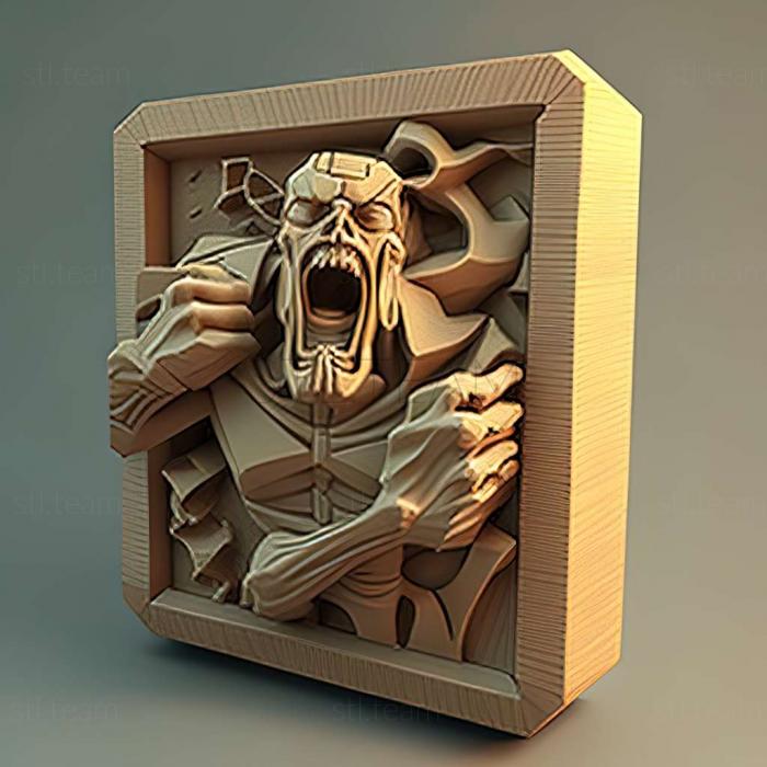 3D model Action Doom 2 Urban Brawl game (STL)